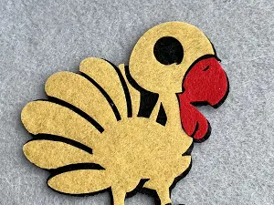 Аплікація з фетру <Індик>