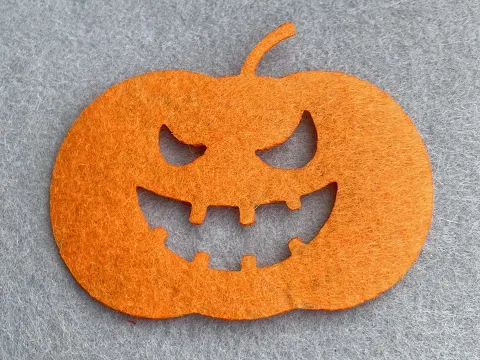 Аплікація з фетру <Гарбуз>