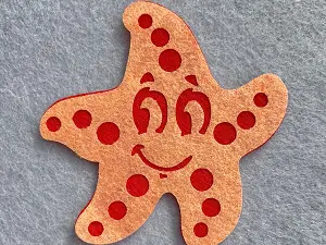 Аплікація з фетру <Морська зірка>