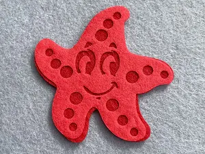 Аплікація з фетру <Морська зірка>