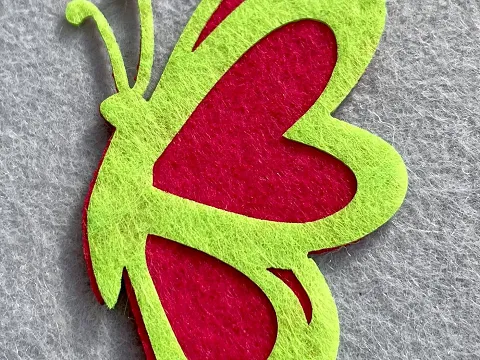 Аплікація з фетру <Метелик>