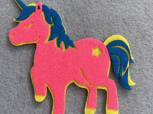 Аплікація з фетру <Єдиноріг>