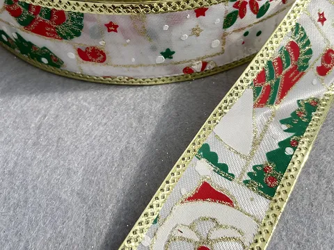 Новорічна стрічка-3,8см