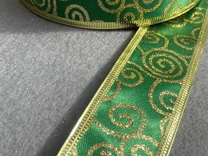 Новорічна стрічка-3,8см