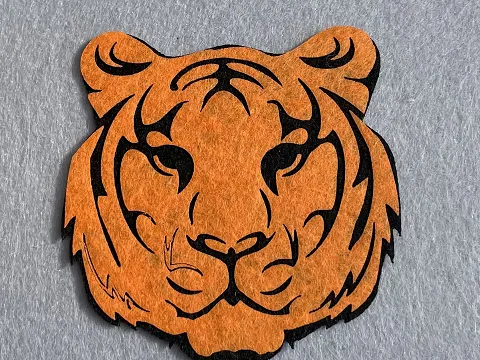 Аплікація з фетру <Тигр>