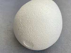 Заготівля з пінопласту-яйце 15см