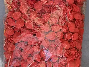 Розы из фоамирана: 3,5-4см