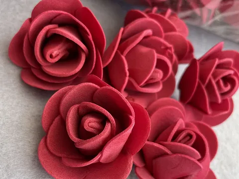 Троянди з фоамірана: 3,5-4см