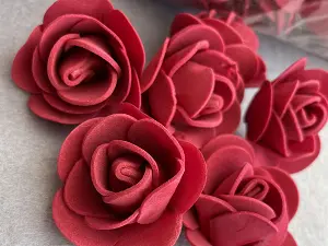 Троянди з фоамірана: 3,5-4см