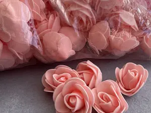 Розы из фоамирана: 3,5-4см