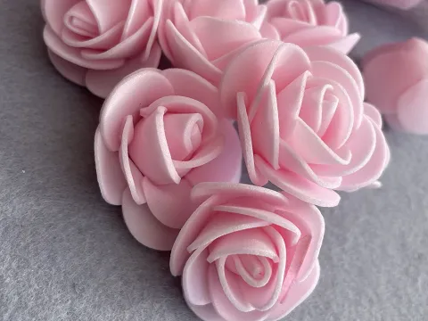 Троянди з фоамірана: 3,5-4см