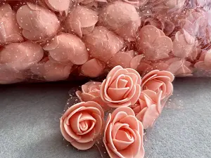 Розы из фоамирана: 3,5-4см