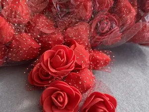 Троянди з фоамірана: 3,5-4см