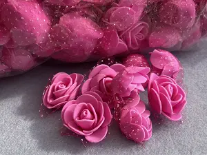Розы из фоамирана: 3,5-4см