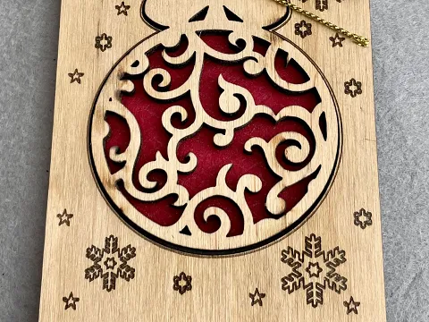 Подвеска из фанеры