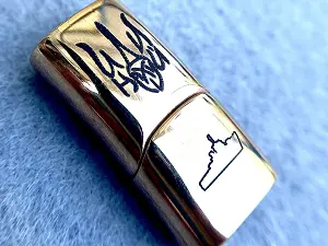 Замок магнітний з гравіюванням