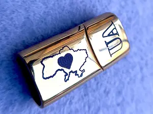 Замок магнітний з гравіюванням