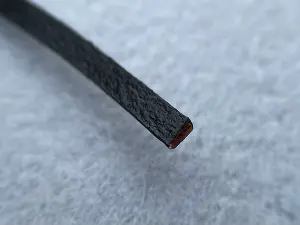 Шкіряний плоский шнур - 5*2мм