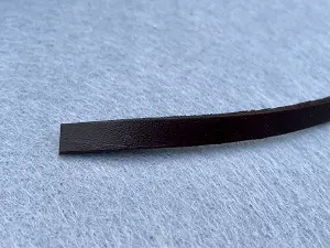 Шкіряний плоский шнур 6*1,5мм