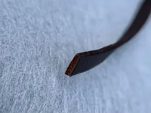 Шкіряний плоский шнур 6*1,5мм