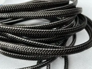 Шкіряний плоский шнур 12*7мм