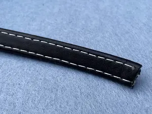 Шкіряний плоский шнур 12*7мм