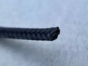 Шкіряна плетена кіска 7*3мм