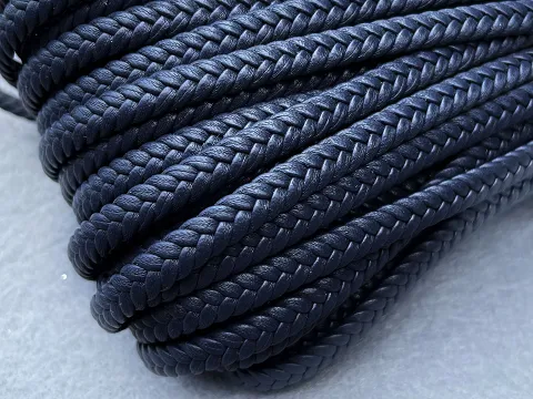 Шкіряна плетена кіска 7*3мм