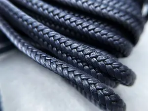 Шкіряна плетена кіска 7*3мм