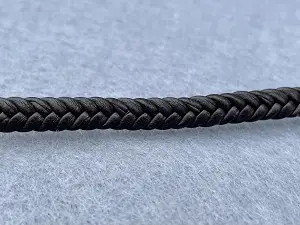 Кожаная плетёная косичка 7*3мм