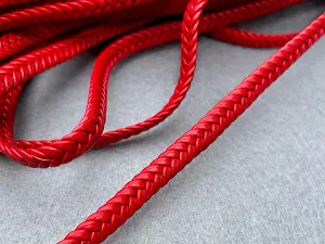 Шкіряна плетена кіска 7*3мм