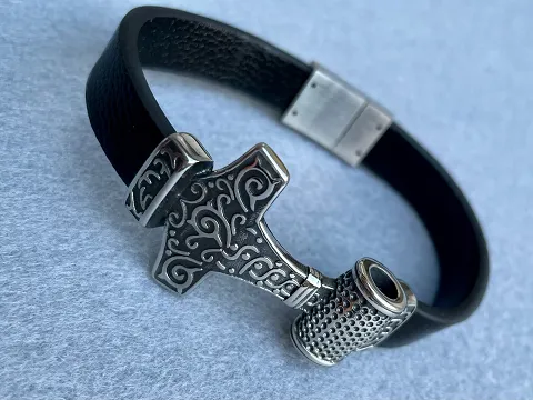 Браслет зі шкіри