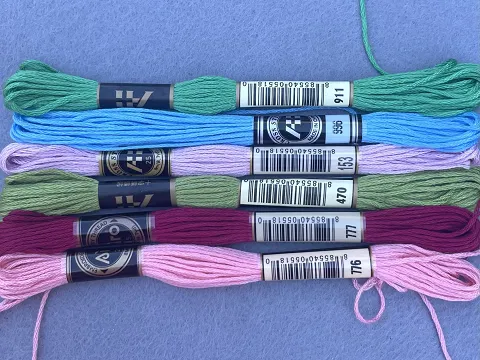 Нитки мулине СХС (аналог ДМС)