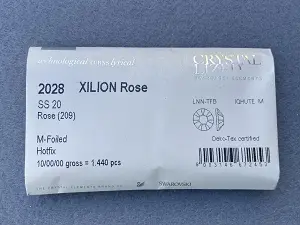 Клейові стрази Swarovski (HotFix) ss 20/100шт