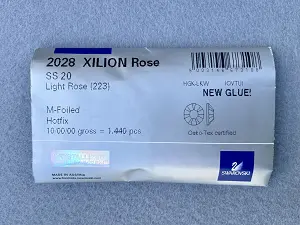 Клейові стрази Swarovski (HotFix) ss 20/100шт