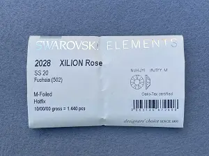 Клейові стрази Swarovski (HotFix) ss 20/100шт