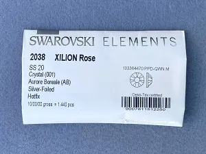 Клейові стрази Swarovski (HotFix) ss 20/100шт
