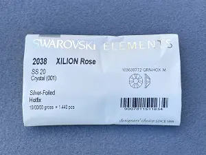 Клейові стрази Swarovski (HotFix) ss 20/100шт