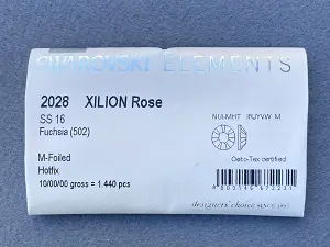 Клейові стрази Swarovski (HotFix) ss 16 /100шт