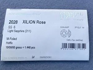 Клейові стрази Swarovski (HotFix) ss 6 /100шт