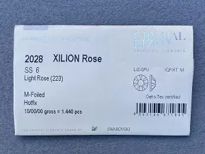 Клейові стрази Swarovski (HotFix) ss 6 /100шт