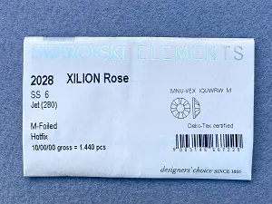 Клейові стрази Swarovski (HotFix) ss 6 /100шт