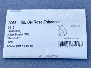 Клейові стрази Swarovski (HotFix) ss 6 /100шт