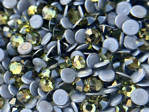 Клейові стрази Swarovski (HotFix) ss 10 /100шт