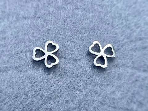 Серьги " Трилистник "
