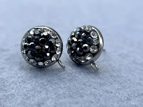 Швенза зі стразами з нержавіючої сталі