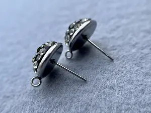 Швенза зі стразами з нержавіючої сталі