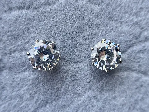 Сережки з фіанітами Milano