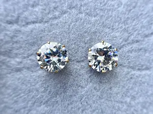 Сережки з фіанітами Milano