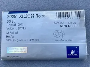 Клейові стрази Swarovski (HotFix) ss 20/100шт